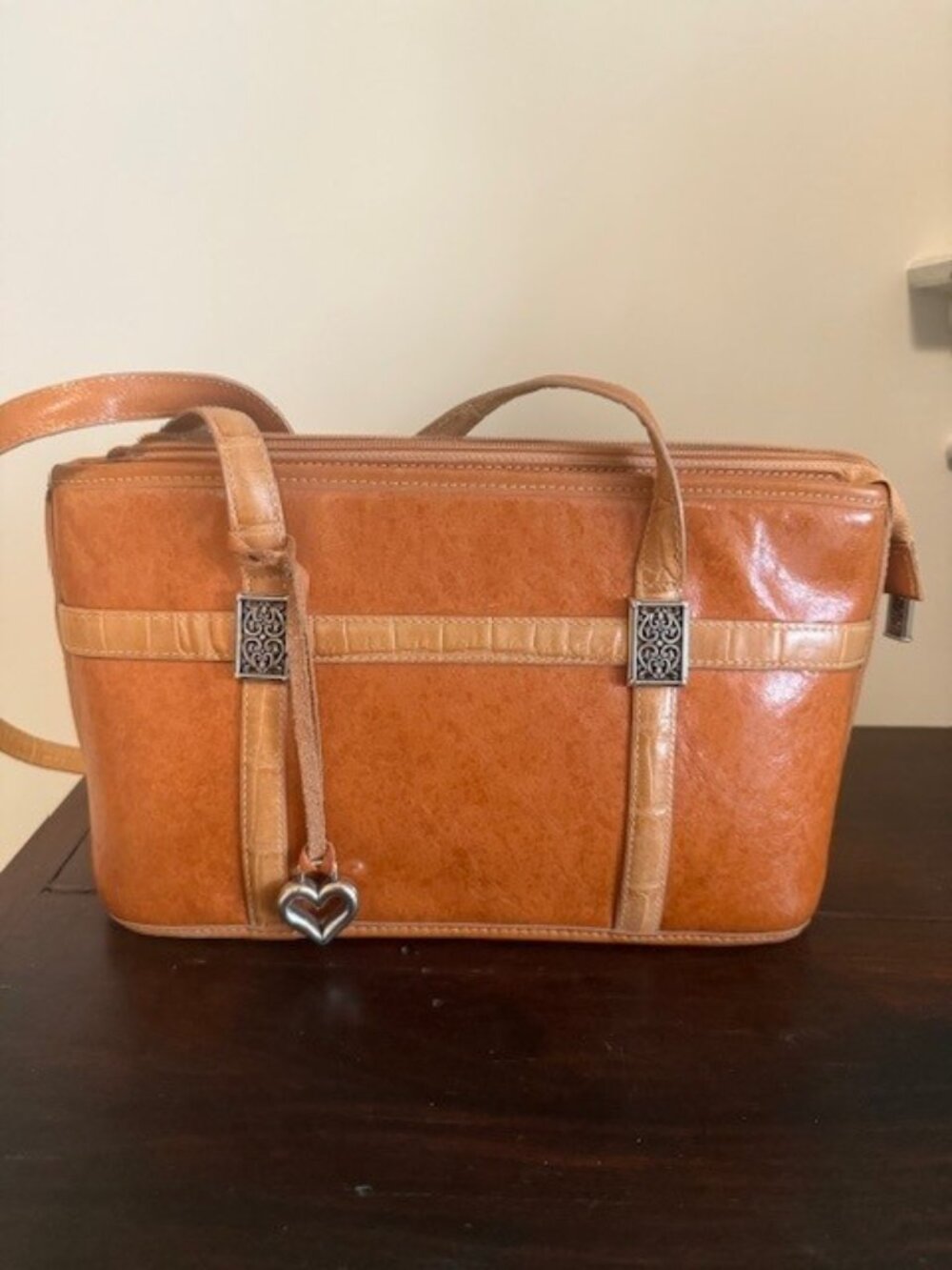 Brighton Tan Leather Shoulder Bag